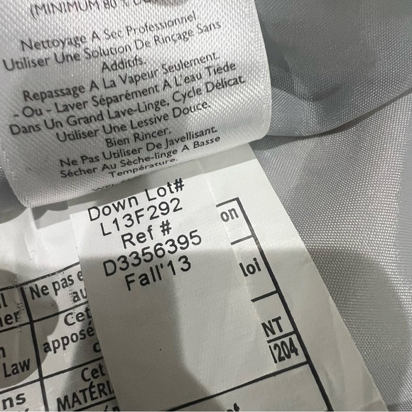 Eddie Bauer EB650 Grey Blue Down Filling Puffer Vest Zip Pockets Women’s Size S - Picture 12 of 12